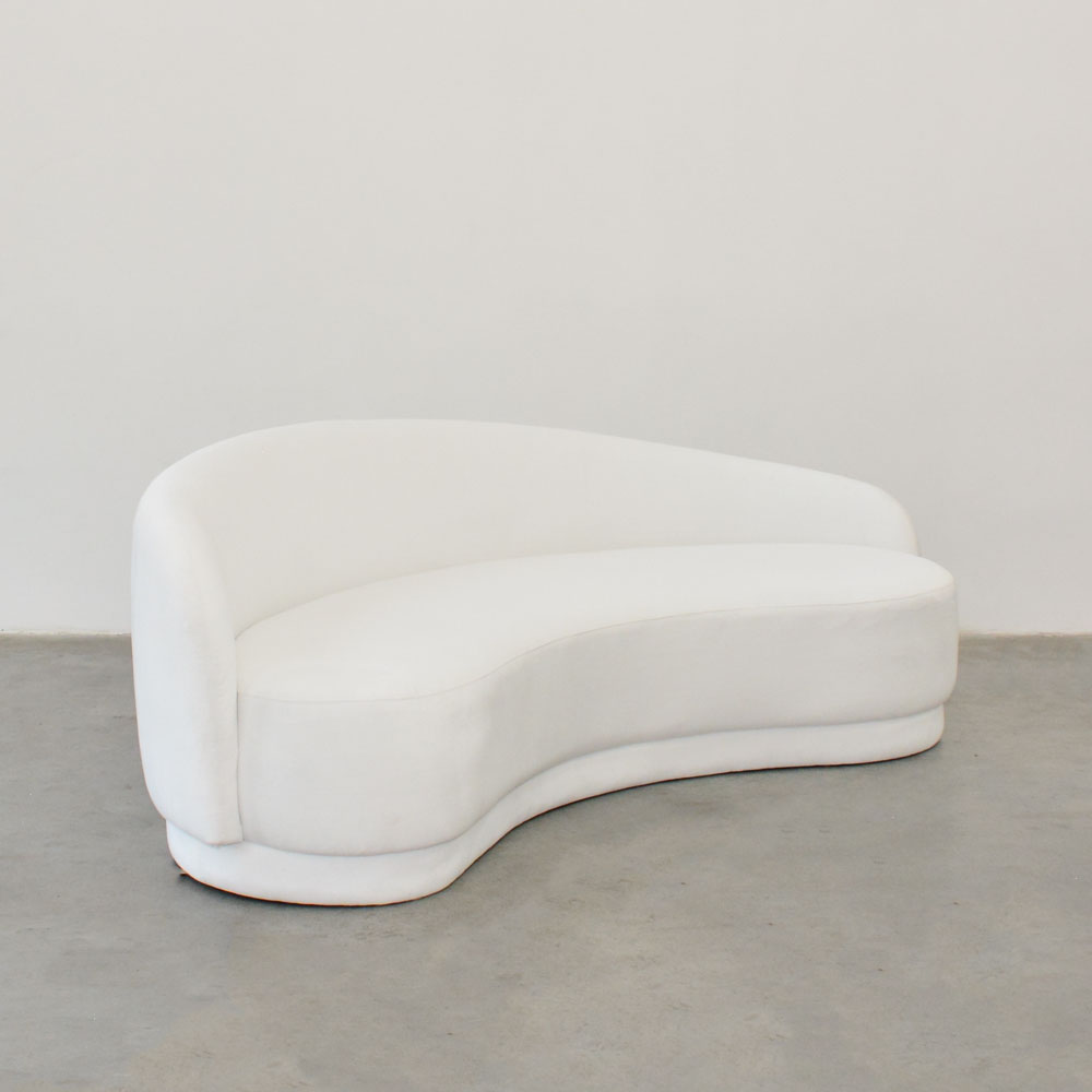 slope sofa white