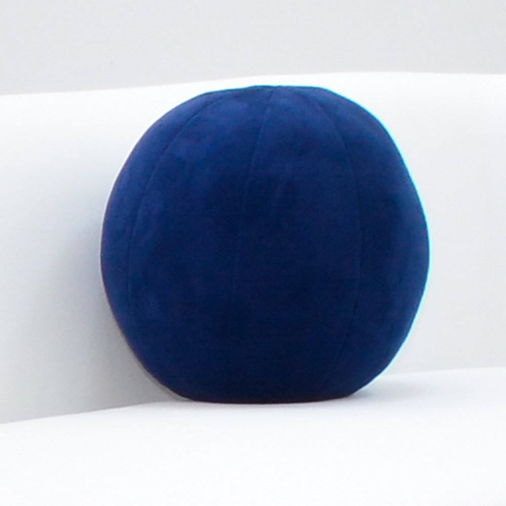 orb pillow blue