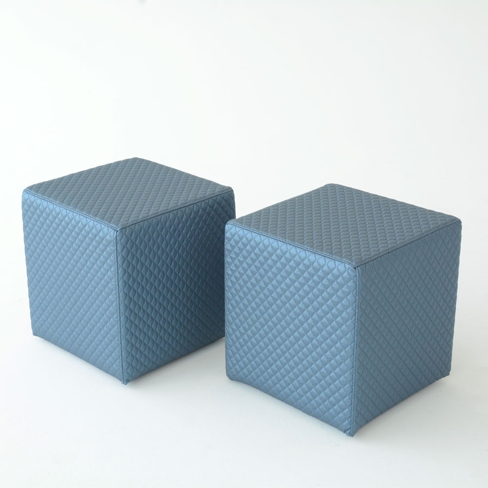oscar cube quilt blue