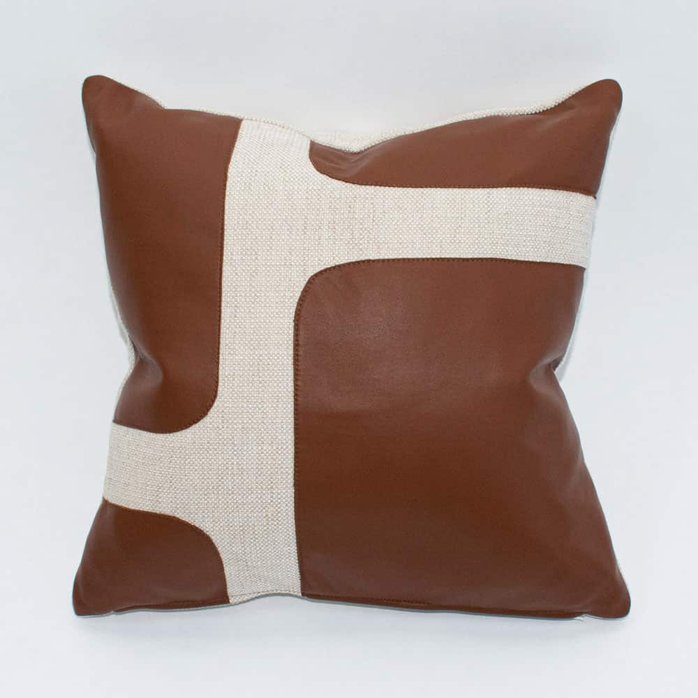arno leather pillow