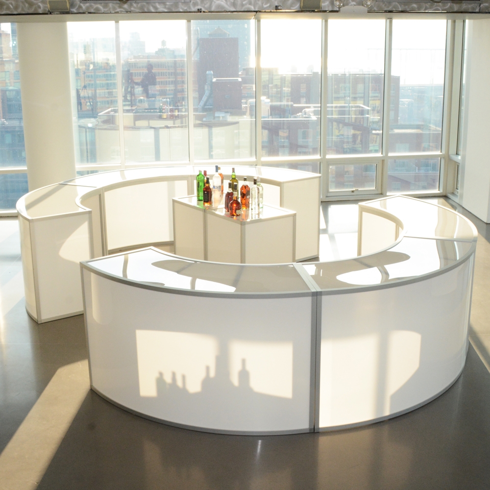 tate bar curve open furniture rentals for special events wireless event lighting