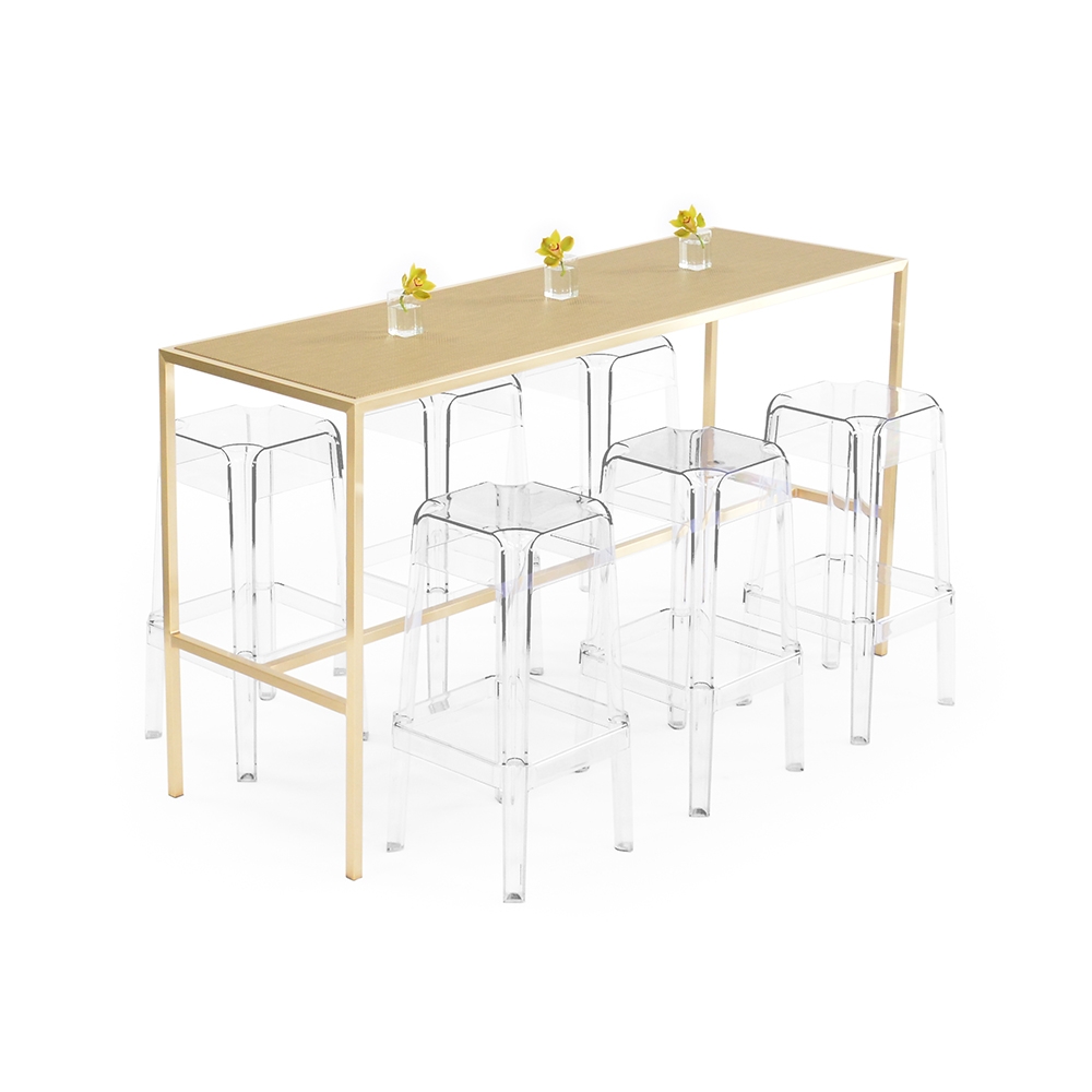 maxwell runner table - chilewich new gold