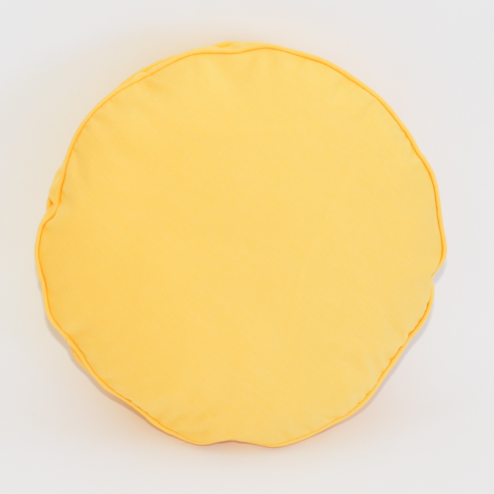 Round yellow pillows online