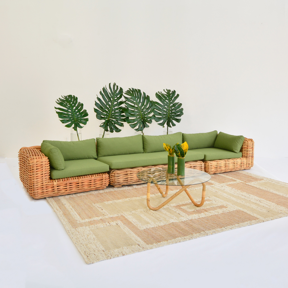 cane sofa cilantro, Sofas product in New York