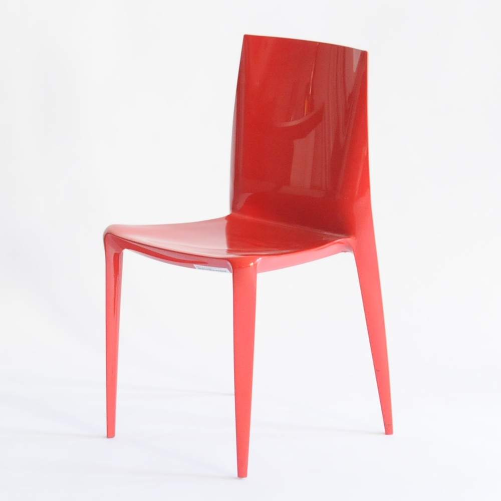 bellini chair red glossy