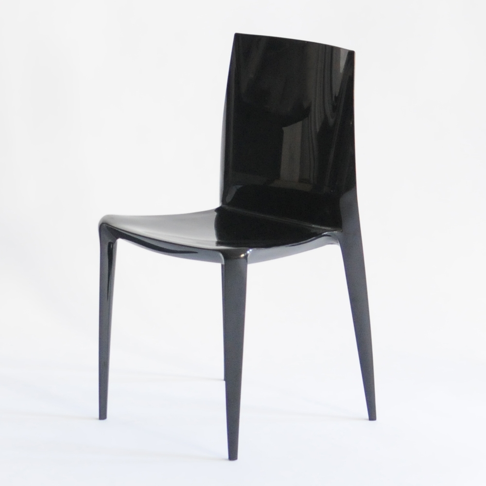 bellini chair black glossy