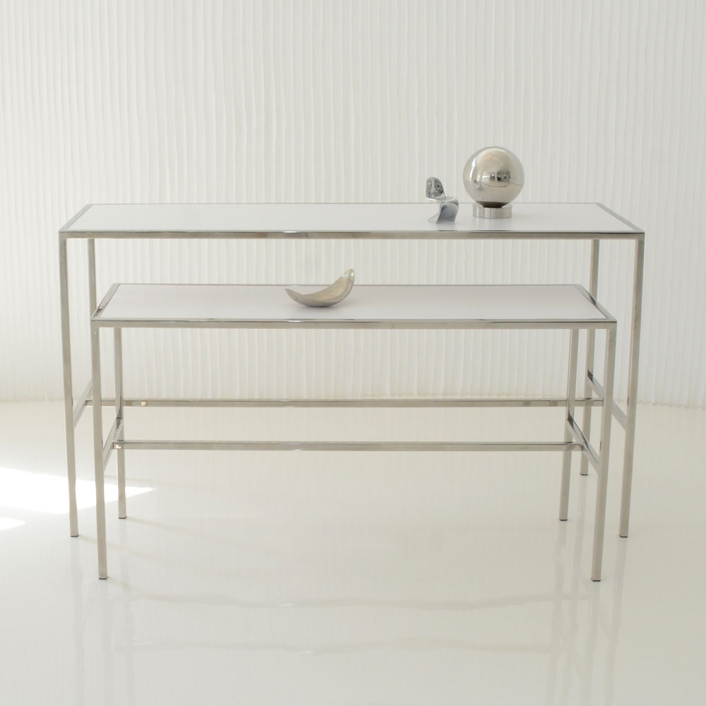 nesting display chrome w/ white