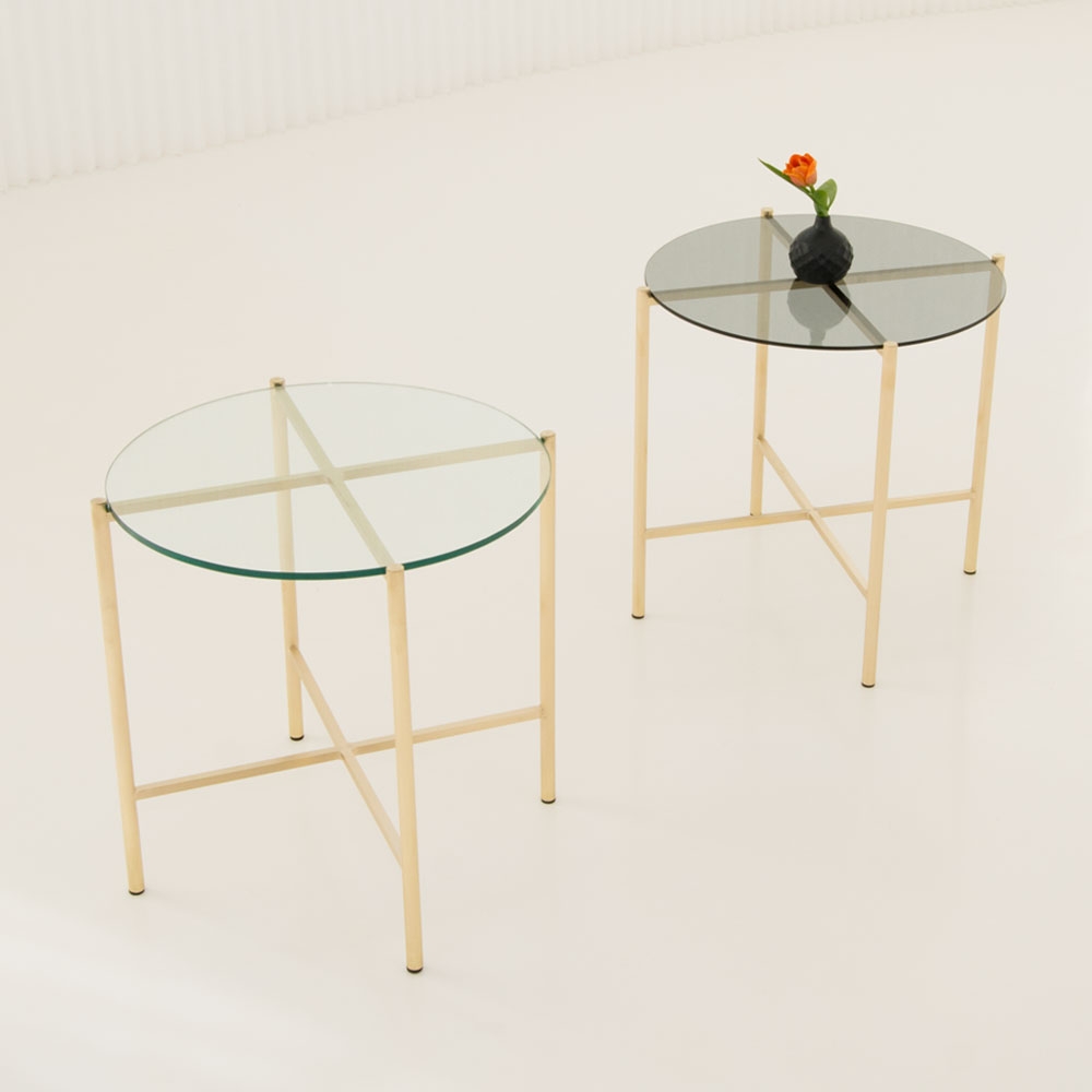 maxwell round side table collection