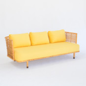 cane sofa sunshine