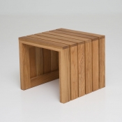 slat side table/bench