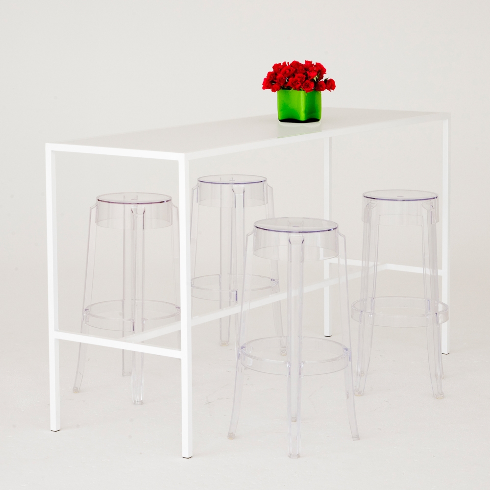Additional image for charles ghost barstool clear