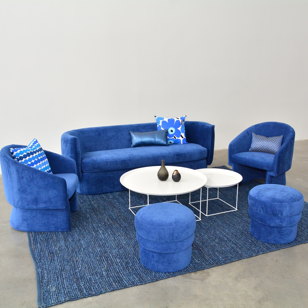 soren sofa sapphire | Seating product in New York | Furniture Rentals for  Special Events - Taylor Creative