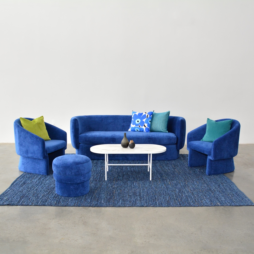 soren sofa sapphire | Seating product in New York | Furniture Rentals for  Special Events - Taylor Creative