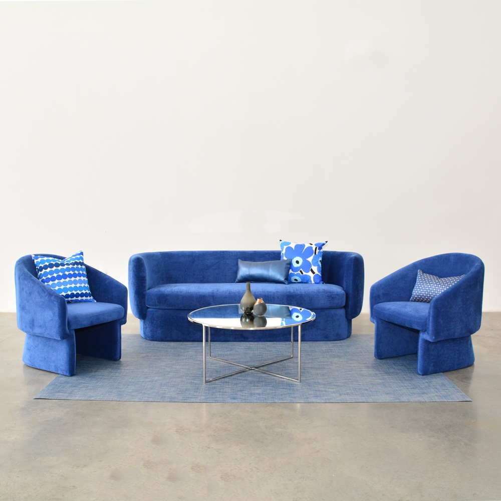 soren sofa sapphire | Seating product in New York | Furniture Rentals for  Special Events - Taylor Creative