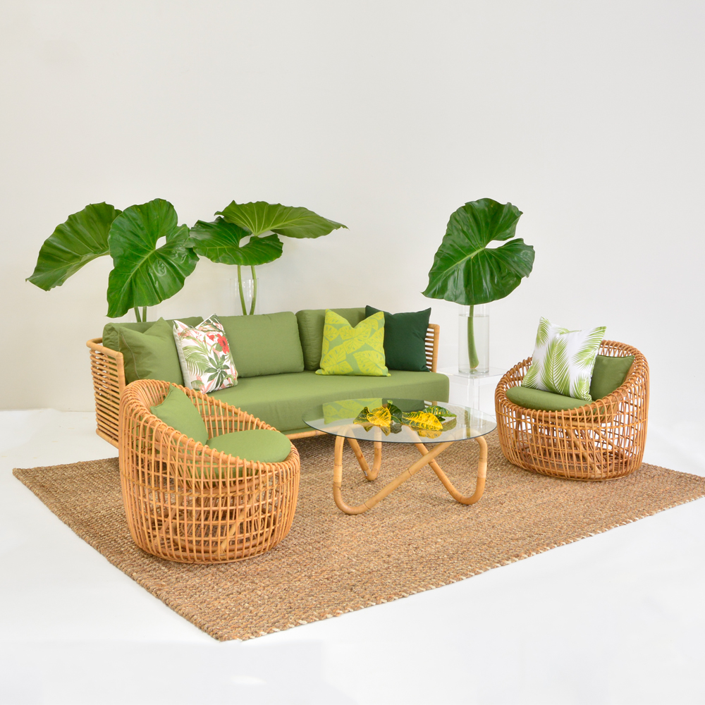 cane sofa cilantro  Outdoor Living product in New York