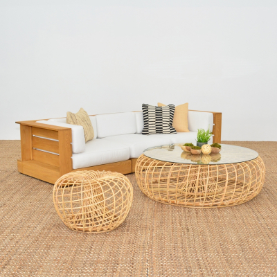 Additional image for cane coffee table