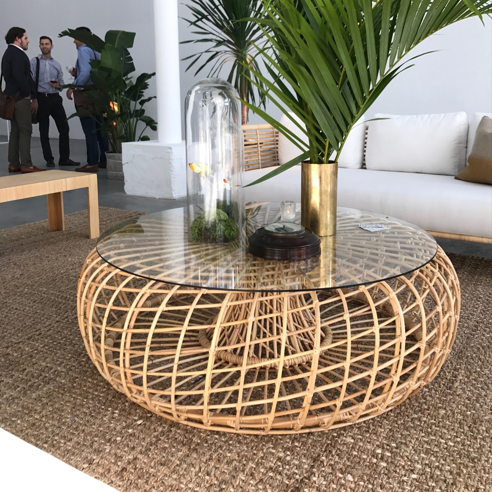 cane coffee table | Outdoor Living product in New York | Furniture