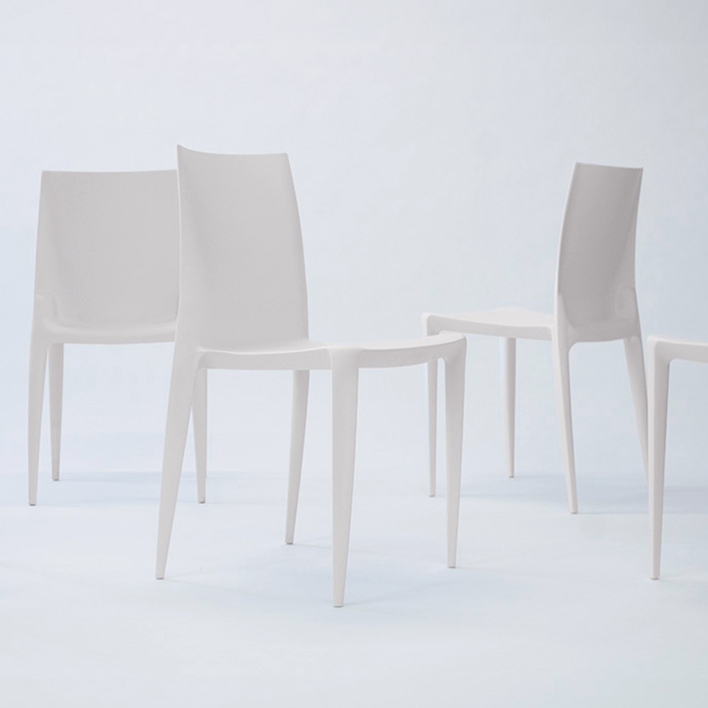 bellini chair white matte