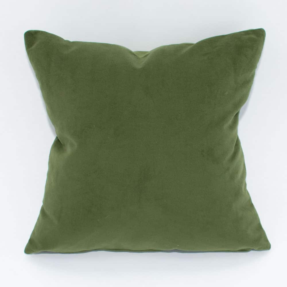 forest velvet pillow